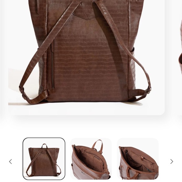 Freshly Picked Brown Croc Baby Diaper bag - Picture 4 of 6